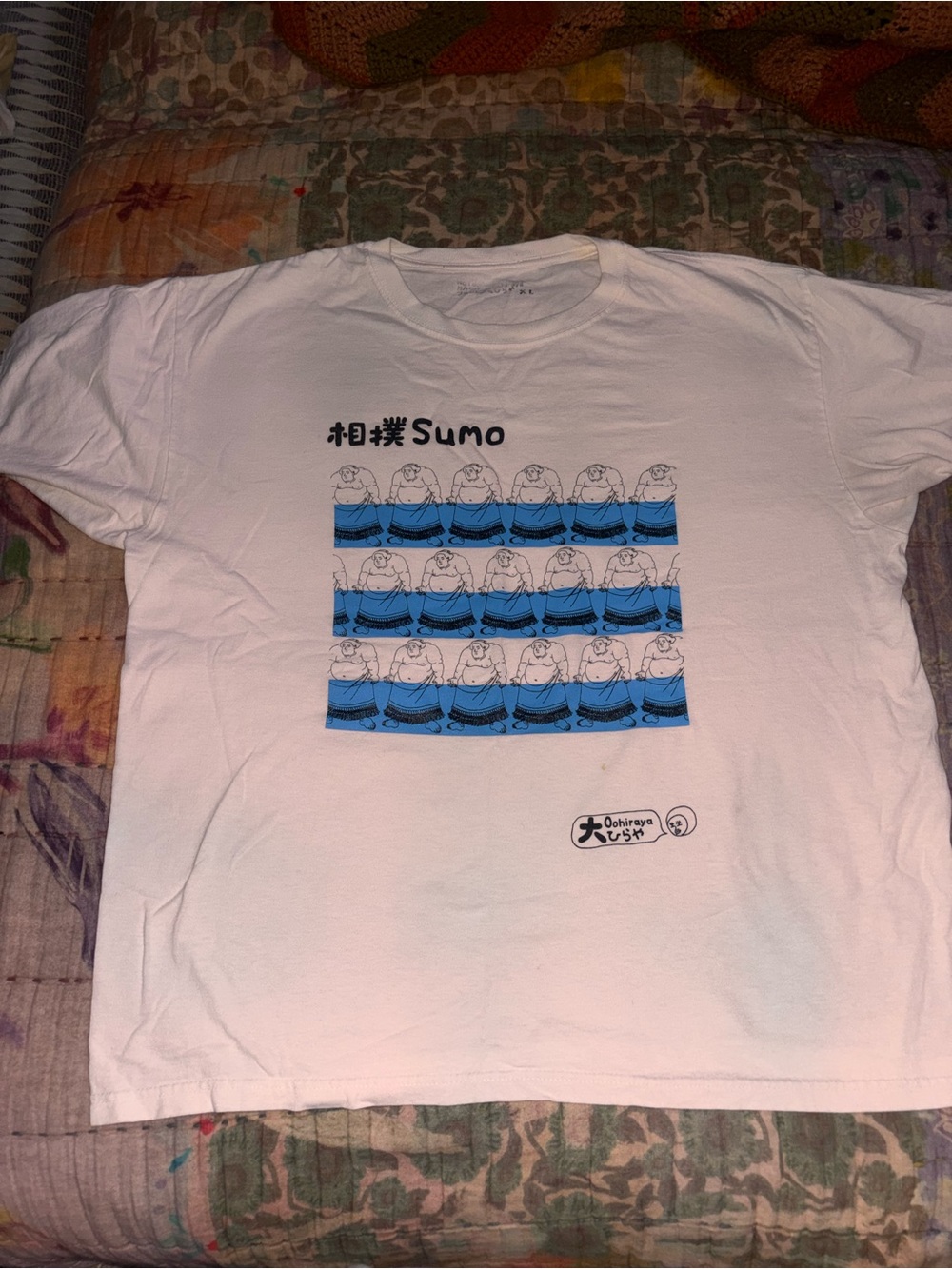 Vintage Japanese Sumo Graphic Men’s Tshirt